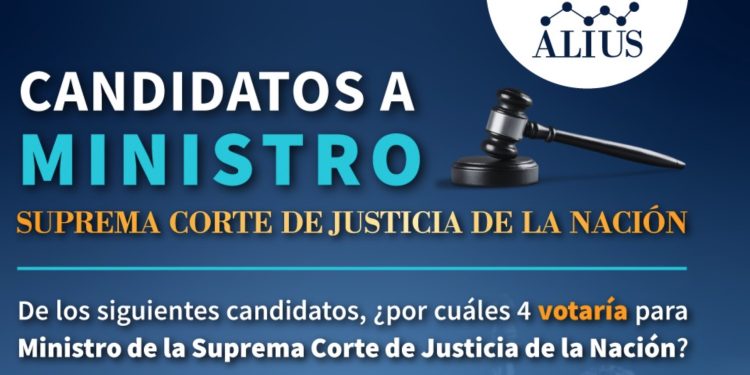 Suprema Corte 2025: Garduño Pasten irrumpe entre los favoritos Encuesta de Alius Polls muesta los mejor posicionados.