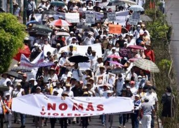 Miles se movilizan en Morelos en la XI Marcha por la Paz
