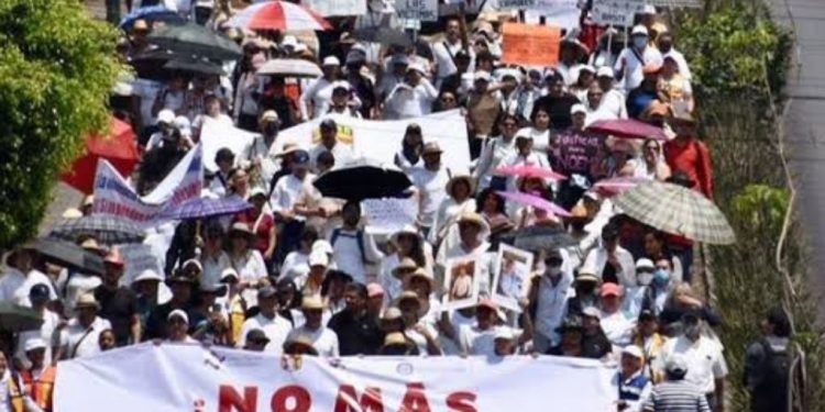 Miles se movilizan en Morelos en la XI Marcha por la Paz